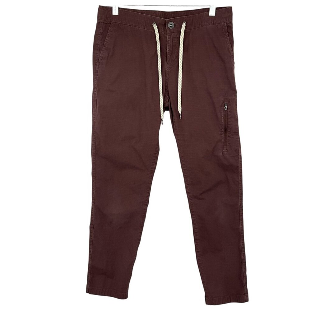 Vuori Burgundy Drawstring Joggers Medium-Fit like a small